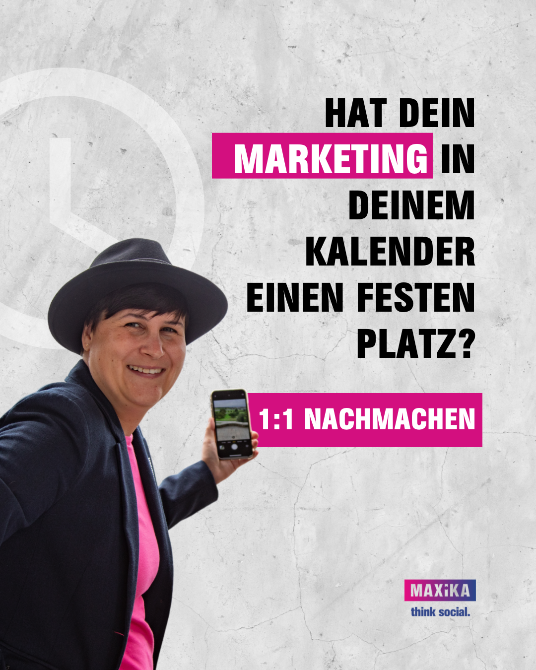 Hat dein eigenes Marketing regelmäßig einen festen Platz?